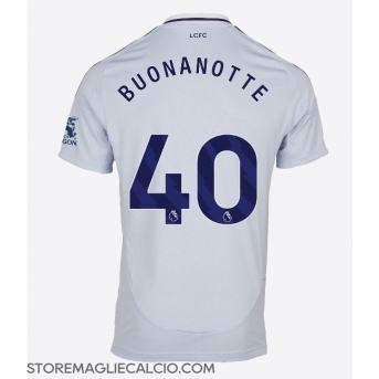 Leicester City Facundo Buonanotte #40 Maglia Gara Terza Repliche 2024-25